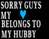 Sorry Guys Blue Heart