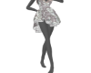 *CH@NEL Pearls RoseDress