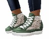 LACE SNEAKERS *GREEN*