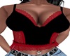 Black Red Lace Tank