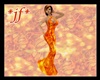 *jf* Lava Halter Gown