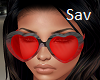 Heart Sunglasses-Rayban