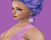 cotton candy earrings