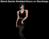 D/Black Studded Dress