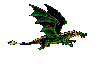 Gold&Green Flying Dragon