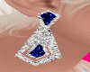 Sapphire Prism Earrings