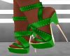 `A` Green Heels
