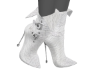 WHITE LEATHER BOOTS