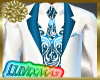 LUVI WHITE & TEAL TUX 