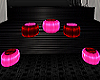 Pink and Red Dance Pods