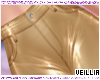 Latex Jeans Gold