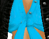 Black Denim+Teal Shirt
