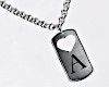 k. necklace letter A