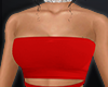 Top Strapless e Red