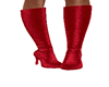 Red Long Boots