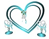 MCR:Teal Heart Wed Arch