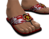 Hawaiian Sandals Red
