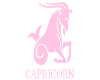 Capricorn Headsign Pink