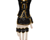 Gold communion gloves