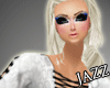 FOIL LACED WHT DRESS DEL