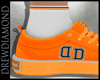 Dd-Orange  Canvas &socks