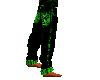 KA GREEN WORK PANTS M