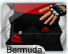[HS]Bermuda Black&Red