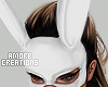 $ White Bunny Mask