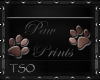 TSO~ PAw Print Sign