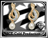 [ICP] Gold pearl earring