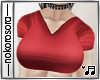 n. V-Neck Sexy Top Red