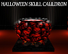 Halloween Skull Cauldron