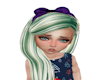 Purple Bow Headband