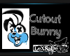 Cutout Bunny