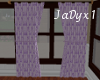 Purple Floral Curtains