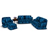 Blue Couch set