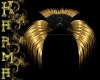 empblackgold feathers