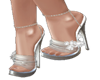 e White heels