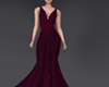 Silk Elegant Wine Dress