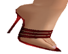 *A* Red Strappy Heels