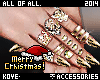 Holidays Hands Gold