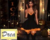 Org Witch Dress/Stocking
