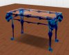 blue skull table