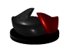 black/red chat seat