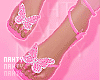 Pink Butterfly Heels