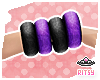® Black/Purple Bangles R