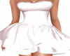 Pearl  white mini dress