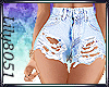 LIL|Light Ripped Shorts