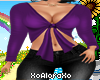 (A) Purple Jeans Outfit