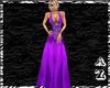 Purple Silk Gown